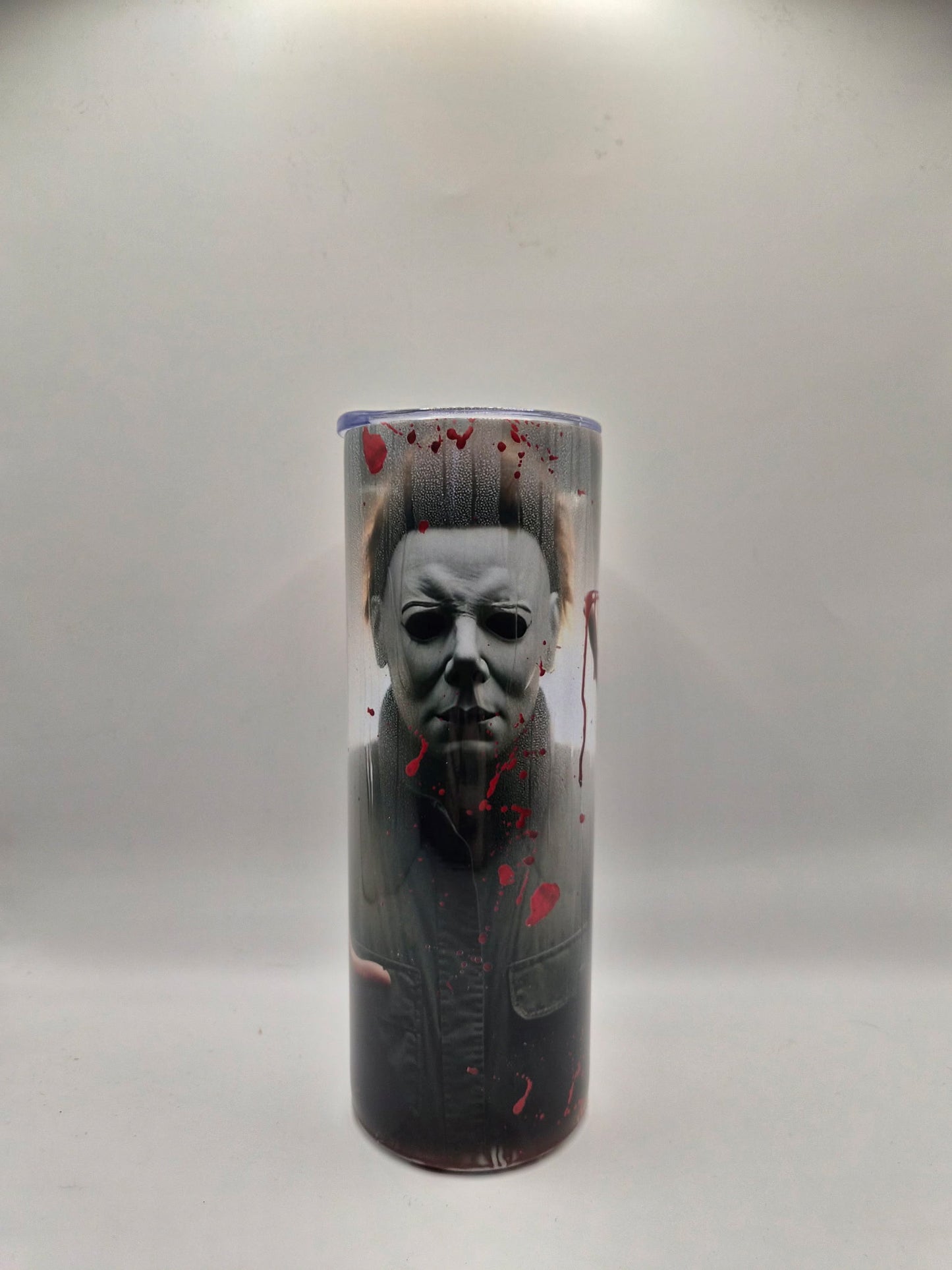 🔪 Horror Masked Figure – 20oz Sublimation Tumbler